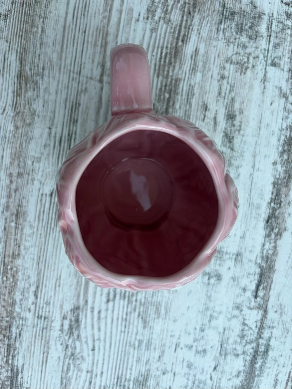 Pink Cabbage Radicchio Ceramic 15 fl oz Mug Cottagecore